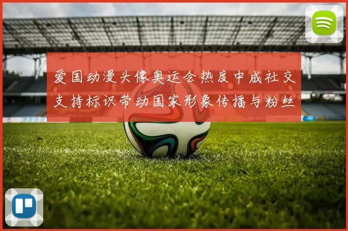 爱国动漫头像奥运会热度中成社交支持标识带动国家形象传播与粉丝互动